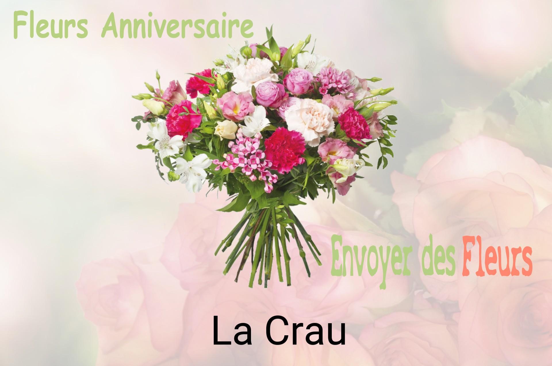 Bouquet de fleurs d’anniversaire livré à La Crau